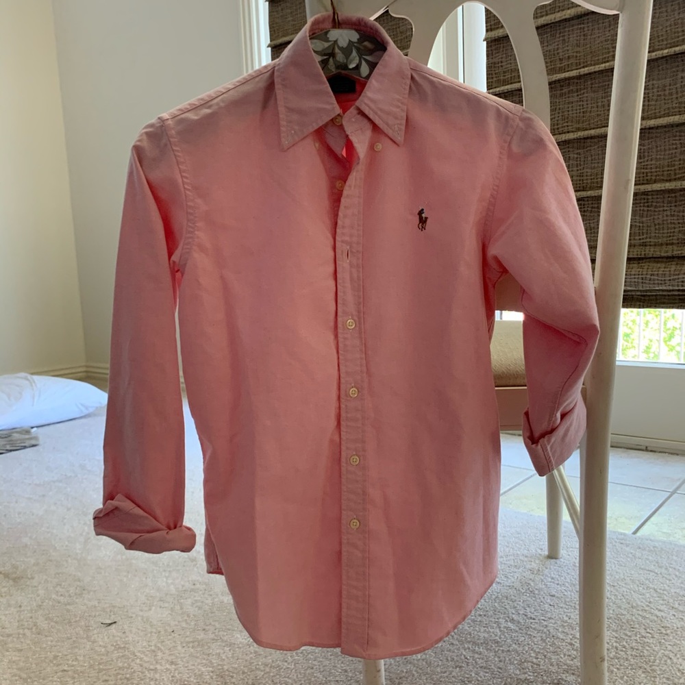 Pink Ralph Lauren Botton Down